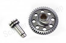 Распредвал  CG125/250  44T с осью 157FMI, 162FMJ, 164FML, 166FMM