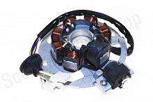 Статор генератора   Jog 50 2 фишки 6 конт