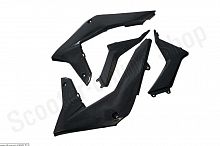 Боковые обтекатели передние (4 части) KAYO T2 ENDURO, T4 (2020) черные
