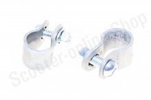 Клеммы аккумулятора стальные с болтом