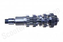 Вал КПП первичный в сборе ZS161FMJ, ZS177MM  L-178 с резьбой BSE 100103574