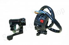 Переключатель руля левый ATV110/125  с обогатителем + курок газа