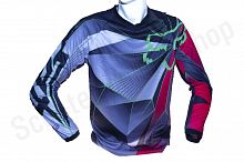 Футболка кроссовая FOX серая/красная разм. M