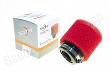 Фильтр воздушный Pitbike низкого  сопротивления d-38 поролон оранжевый