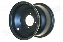 Диск ATV  8", 8"х4,5", 4 х 88 мм, ЦО 67 мм, ET +9, черный, штампованный