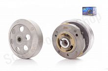 Сцепление в сборе  Dio AF35/56/61, AF27 FIT, Lead AF48  алюминий  "LIPAI"