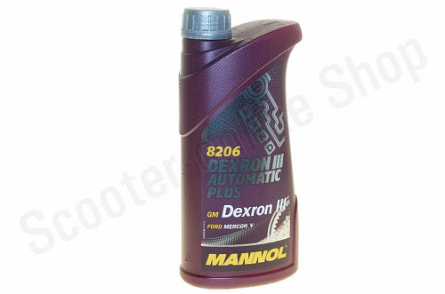 8206 Масло трансмиссионное MANNOL DEXRON III Automatic Plus 1л. cинт. фото фотография изображение картинка