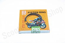 Кольца поршневые Dio  AF18/27  50cc  d-39  кольца 1.5мм See комплект