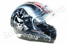 Шлем интеграл KBC Tarmac  Hammer Head Blk/Wht/Red S(56)