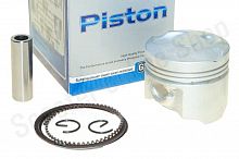 Поршень в сборе  Honda 4T Dio AF55E Smart 50 d-38,0  See