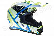 Шлем кроссовый HIZER B6196 (M) #1 yellow