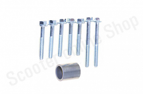 Болты крышки вариатора 7шт  + втулка 139QMB фото фотография изображение картинка