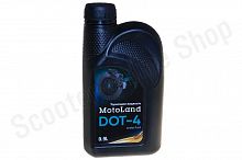 Тормозная жидкость Motoland DOT-4  1л