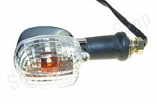 Поворотник Alpha прямоугольный белый гибкая ножка 1шт