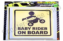 Наклейка (11х11) BABY RIDER (винил)