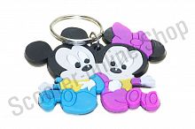 Брелок резиновый   "MICKEY&MINNIE"   (#KML)