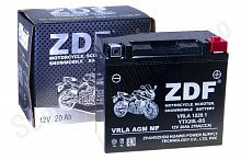 Аккумулятор 1220.1  YTX20L-BS ZDF  VRLA Black 177х155х88.5  (обратная)