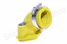 Патрубок карбюратора   4T 139QMB   (силиконовый, желтый)   "NJK"