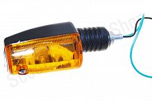 Указатель поворота DELTA, ALPHA, ORION (резиновая ножка малый оранжевое стекло)