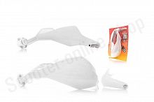 Защита рук мото #4 белые "FHS"