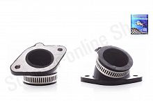 Патрубок карбюратора  KAYO T2/T4 (с 2019)  под PE/PWK d-32  L-62 