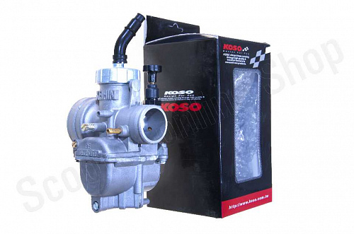 Карбюратор  универсальный  24мм, подсос под трос  "KOSO"  (KEIHIN)