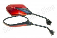 Зеркала №1037  d8  красные комплект