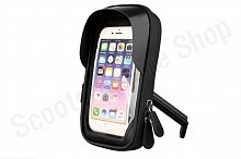 Держатель для телефона на руль мотоцикла велосипеда 6.4"  Black-A4