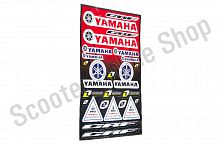Наклейки Yamaha лист 310х450мм