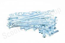 Спицы Kayo 10"  L-89 передний диск белые  компл 28 шт. 