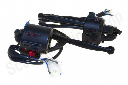 Блок переключателей правый + левый с рычагами GRYPHON ORION 125 CITY фото фотография изображение картинка