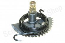 Сектор кикстартера Honda Dio  (+пружина, втулка)   "HORZA"