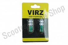 Лампа, габарит, без цоколя, 9 SMD, 2шт, зеленый