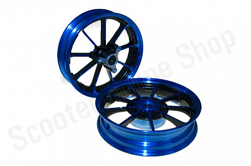 Диски литые Dio ZX AF28/35 диск.торм синие комплект фото фотография изображение картинка Диски литые Dio ZX AF28/35 диск.торм синие комплект фото фотография изображение картинка