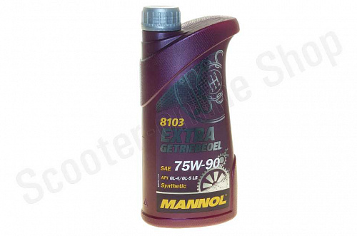 8103 Масло трансмиссионное Mannol GL5/GL4 LS Extra Getriebeoel 75W-90 1л. синт. фото фотография изображение картинка