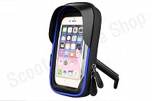 Держатель для телефона на руль мотоцикла велосипеда 6.4" Blue-A6