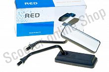 Зеркала   прямоугольные   mod:218, 8/10mm   "RED"   (черные)
