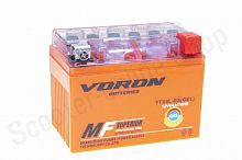 Аккумулятор гелевый 12V 4AH YTX4L-BS  113х70х85  Voron Moto