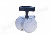 Стартер ручной F50/F80 (пластик.шкив, металл.зацепы) серый