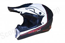 Шлем кроссовый  #126 черный матовый (L)