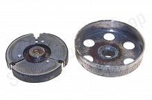Сцепление в сборе Веломотор 80сс  центробежное (для автом. сцепл.)