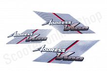 Наклейки Address V 100 0646A 260х120 3шт, красный