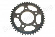 Звезда ведомая стальная 428-42T d-64mm, 5 болтов крепл., с проточкой  SM-PARTS