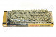 Цепь 428H-128L (gold) усиленная