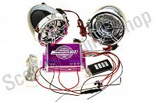 Аудиосистема 2.0   mod:938   (3", хром, сигн., МР3/FM/MicroSD, ПДУ, разъем ППДУ 3.5mm)