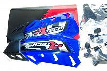 Защита рук + крепеж на руль + крепеж на рычаги R-Tech FLX синяя