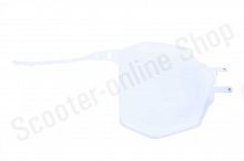 Пластик щиток передний (номерной) белый #4