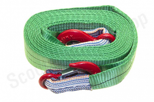 Трос ленточный 8 т в пакете СУПЕР УСИЛЕННЫЙ 5.0 м. 2 крюка Сервис Ключ Трос ленточный 8 т в пакете СУПЕР УСИЛЕННЫЙ 5.0 м. 2 крюка Сервис Ключ