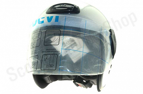 Шлем открытый Шлем защитный X 70/8  Л джет с забралом серебристый М(58) фото фотография 