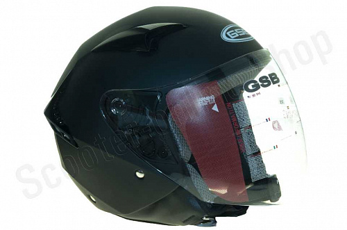 Шлем открытый Шлем GSB  G-240 BLACK MATT, M фото фотография 